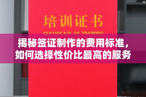 青山揭秘签证制作的费用标准，如何选择性价比最高的服务？