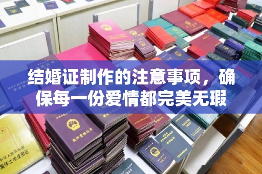 青山结婚证制作的注意事项，确保每一份爱情都完美无瑕