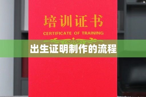 青山出生证明制作的流程