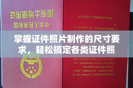 青山掌握证件照片制作的尺寸要求，轻松搞定各类证件照