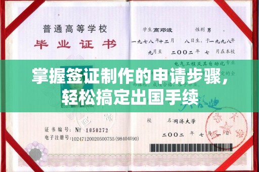 青山掌握签证制作的申请步骤，轻松搞定出国手续